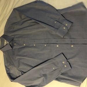 Men's Large Gap Slim Stretch Non-Iron Dress Shirt